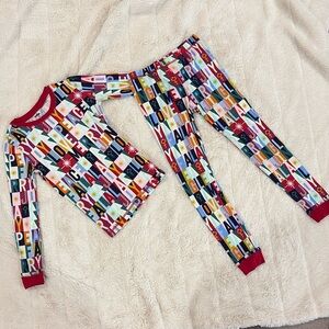 Indigo Christmas holiday pyjama set size youth 10